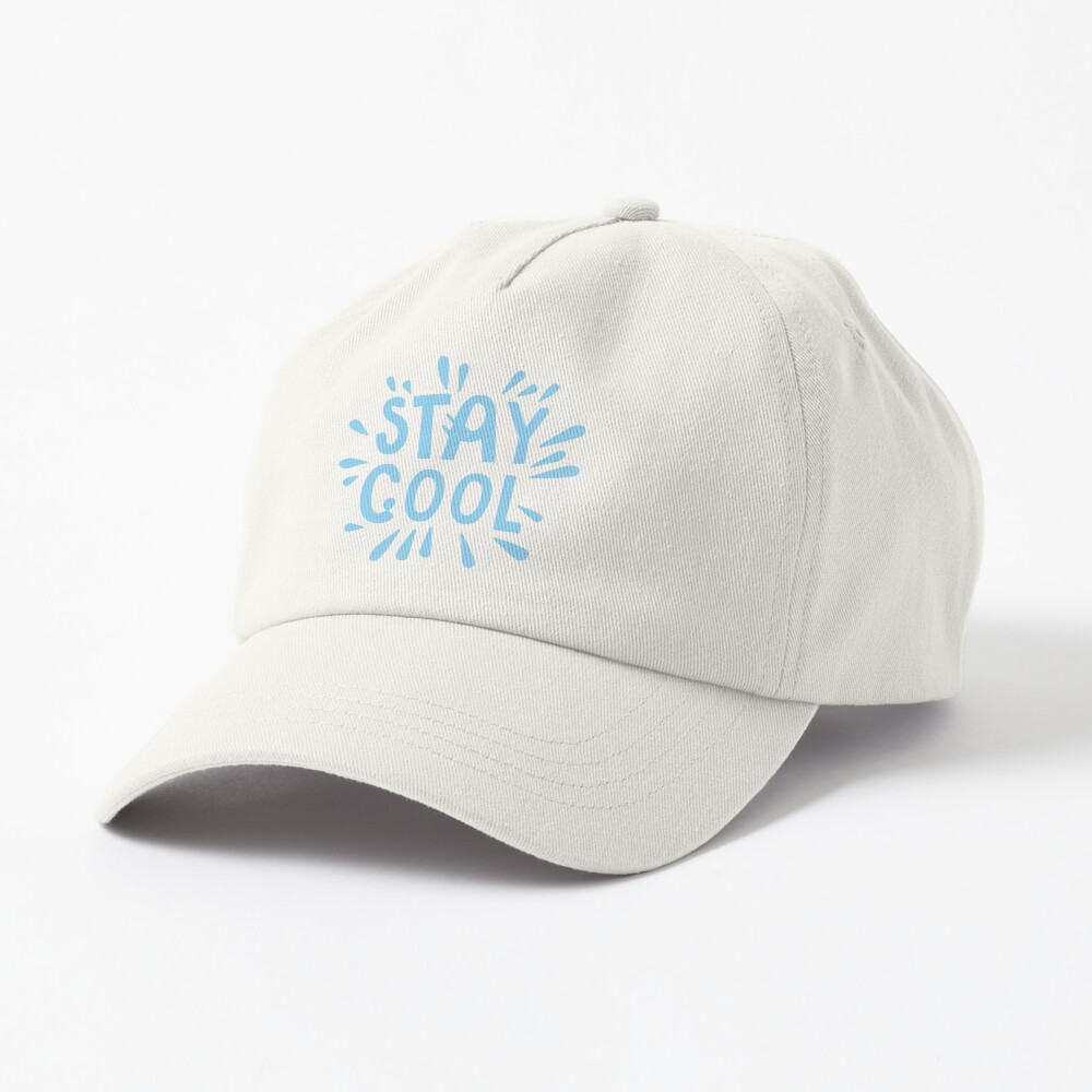 Stay Cool (Dark) Dad Hat - cute pet design by HackerLooks