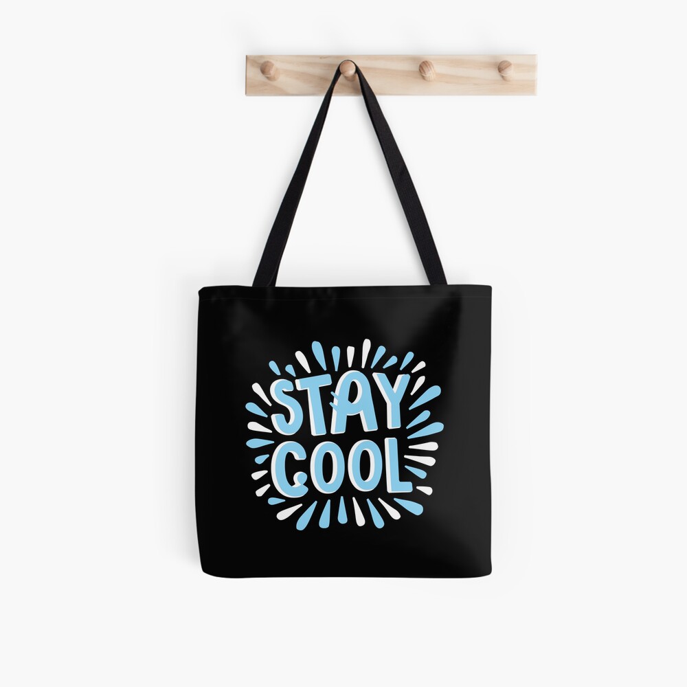 Stay Cool (Dark) All Over Print Tote Bag - cute pet design by HackerLooks