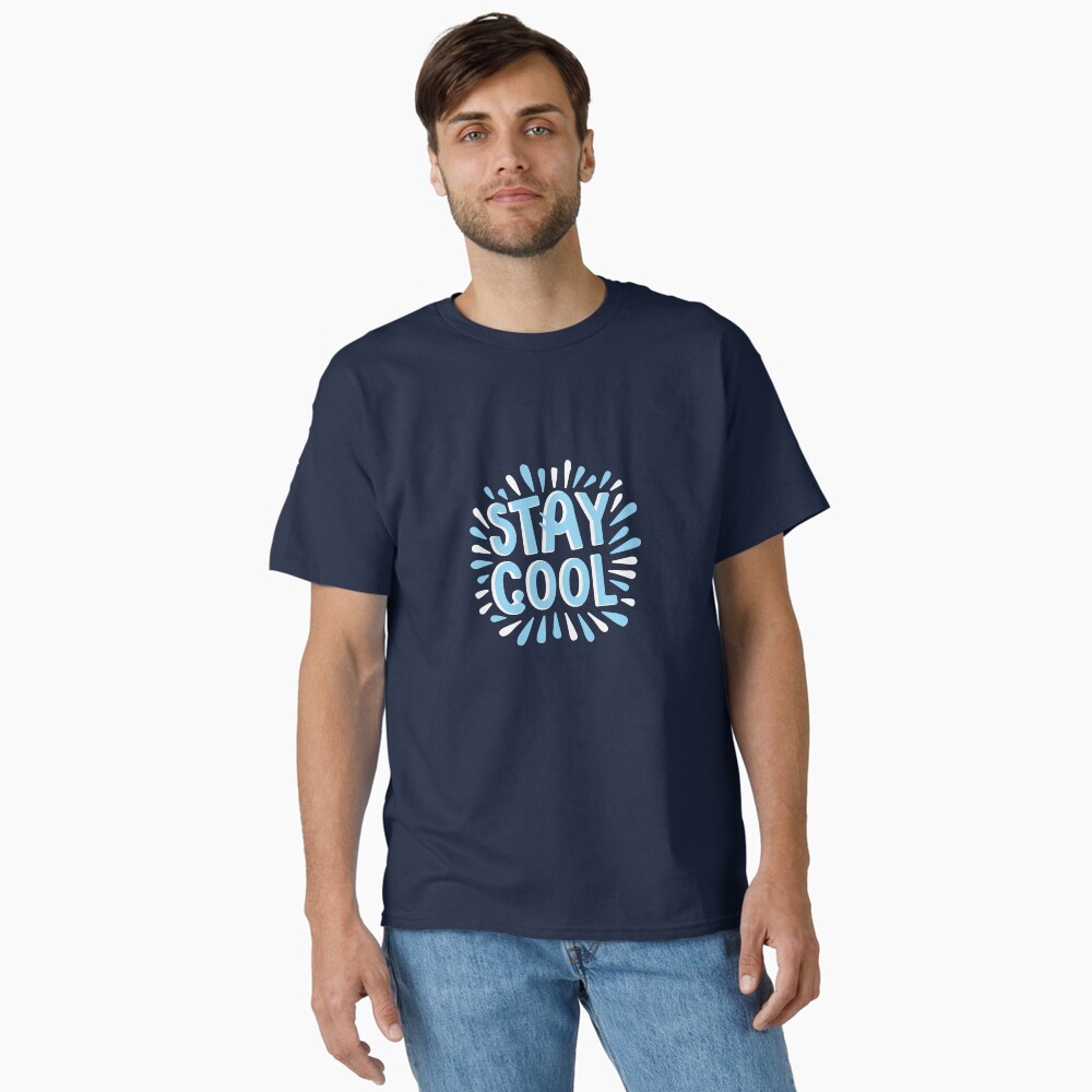 Stay Cool (Dark) Classic T-Shirt - cute pet design by HackerLooks