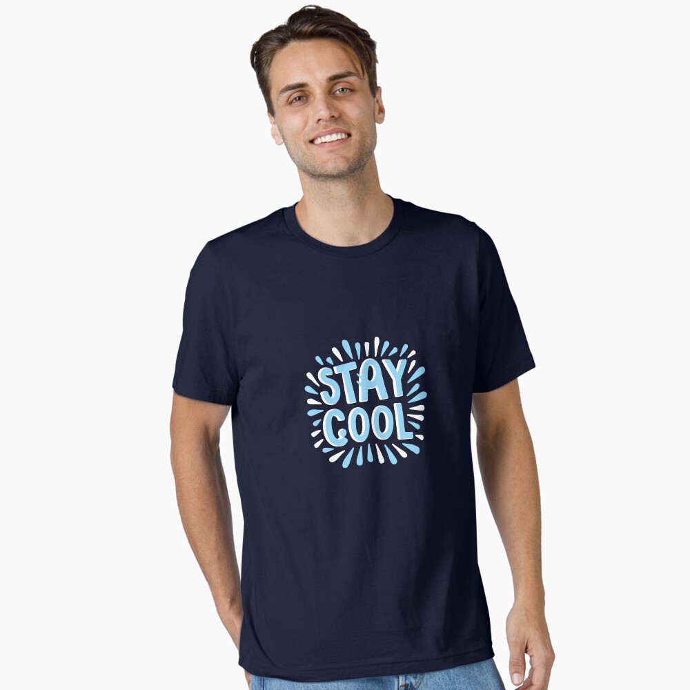 Stay Cool (Dark) Essential T-Shirt - cute pet design by HackerLooks