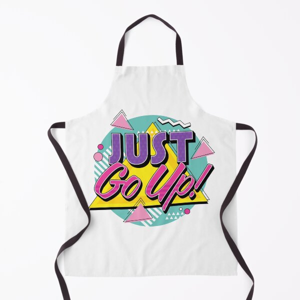 Item preview, Just Go Up! Retro Pop Art Cyan & Pink designed and sold by Tom Napper Design.