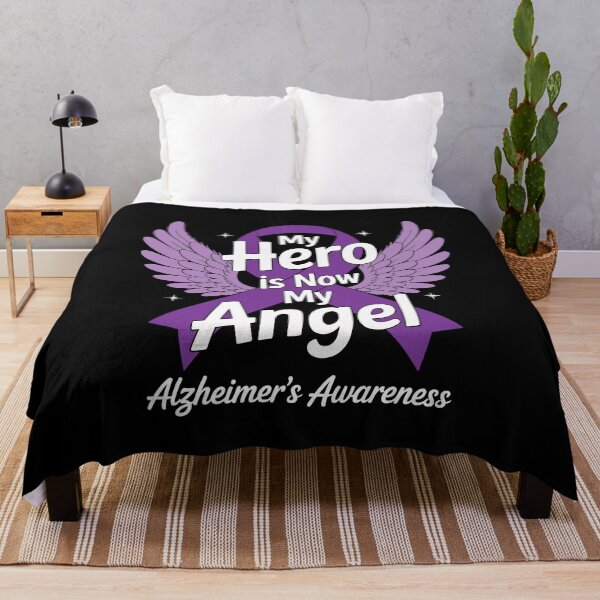 Item preview, Alzheimer Awareness Support Team Dementia Support Purple Ribbon designed and sold by tmerchtrends.