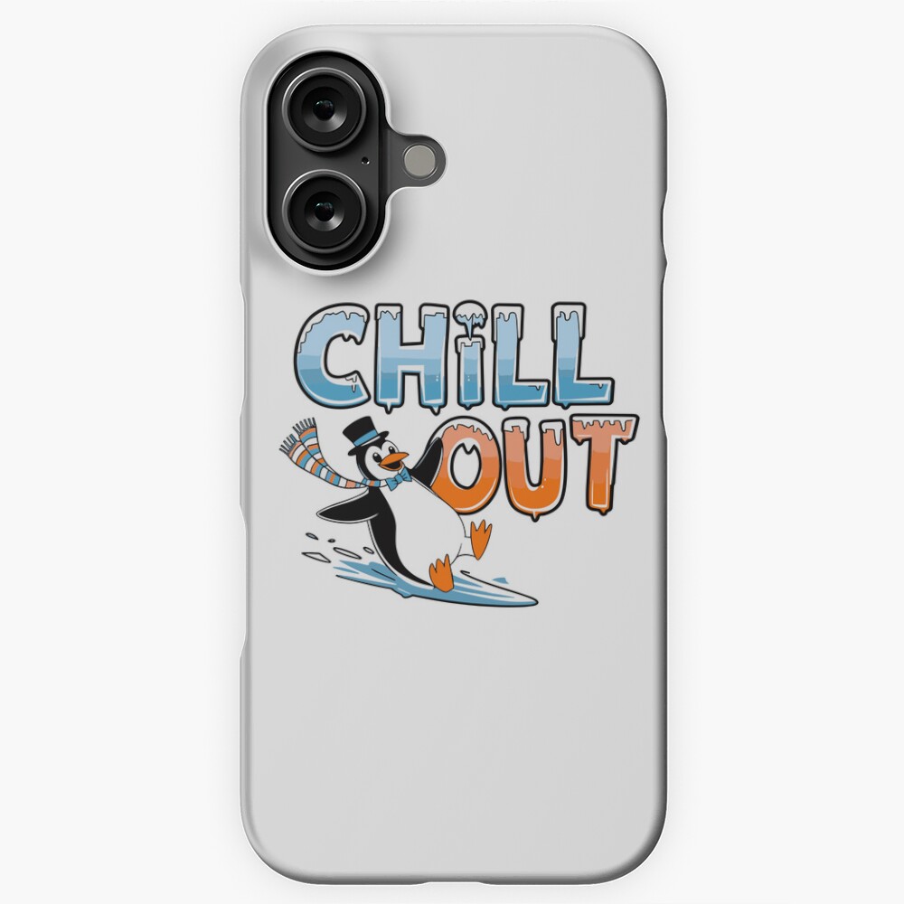 Chill Out iPhone Snap Case - cute pet design by HackerLooks
