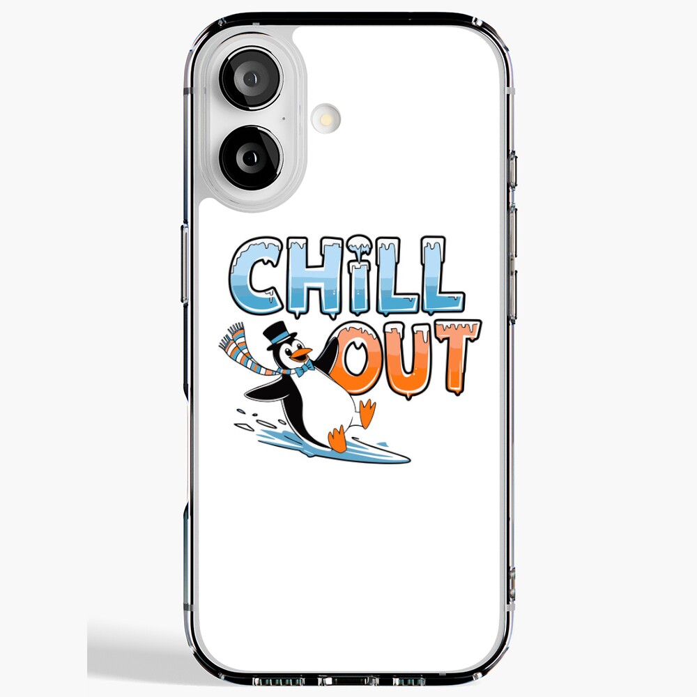 Chill Out iPhone Soft Case - cute pet design by HackerLooks
