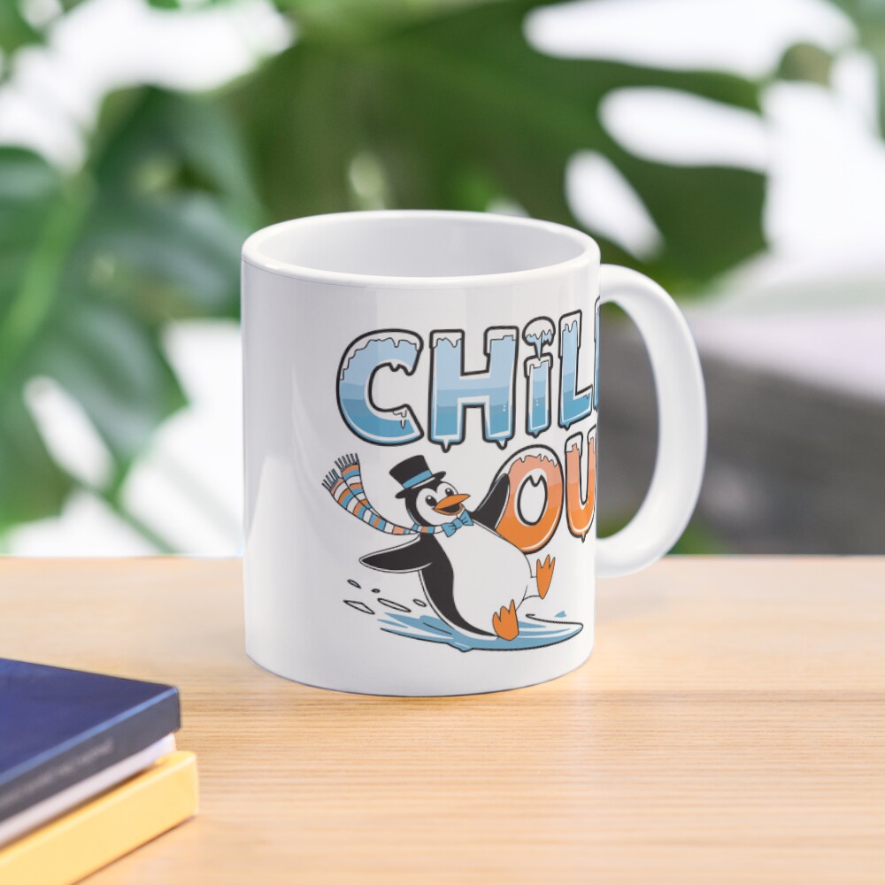 Chill Out Classic Mug - cute pet design by HackerLooks
