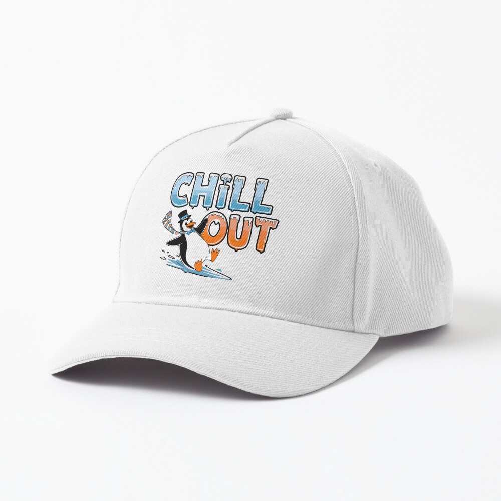 Chill Out Baseball Cap - cute pet design by HackerLooks