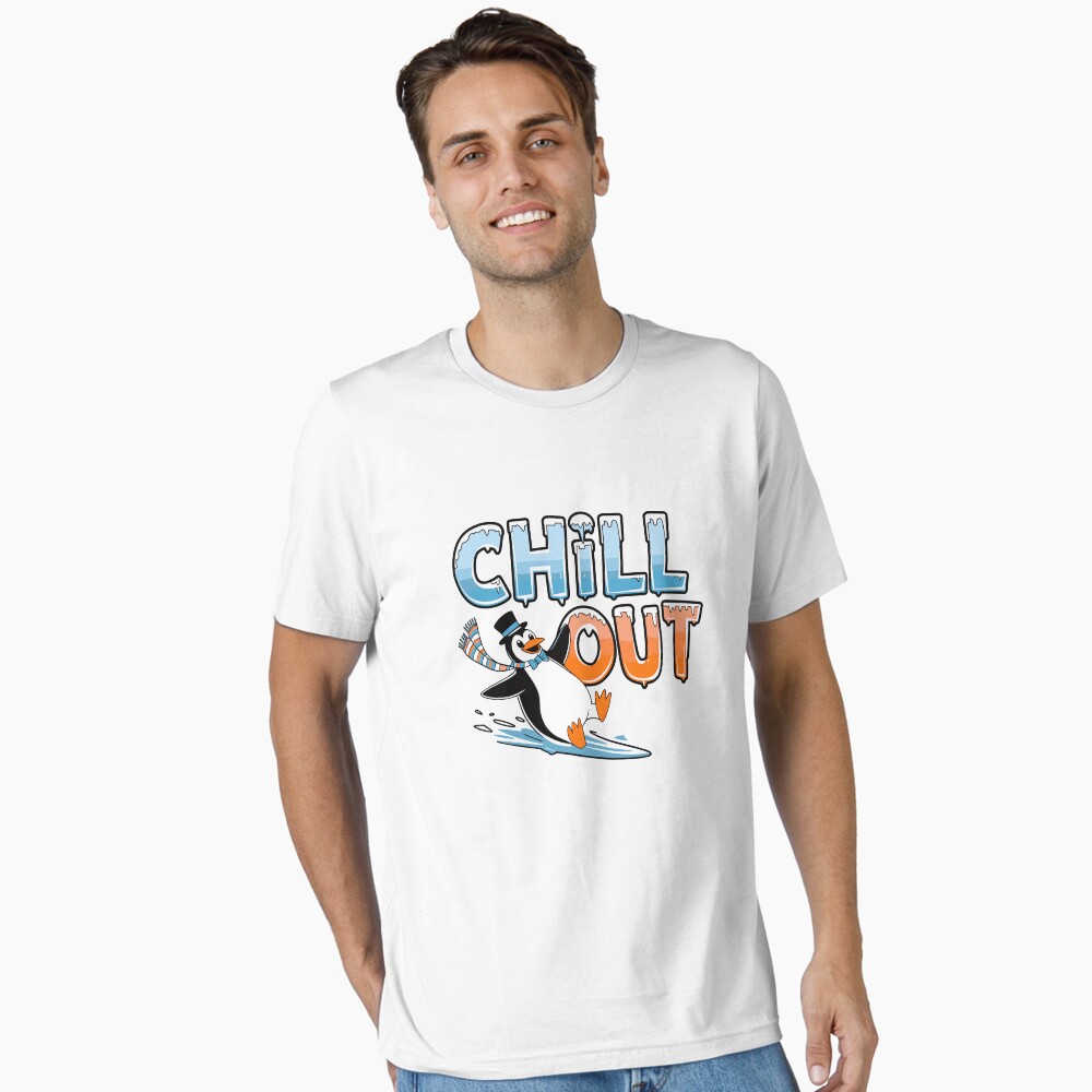 Chill Out Essential T-Shirt - cute pet design by HackerLooks