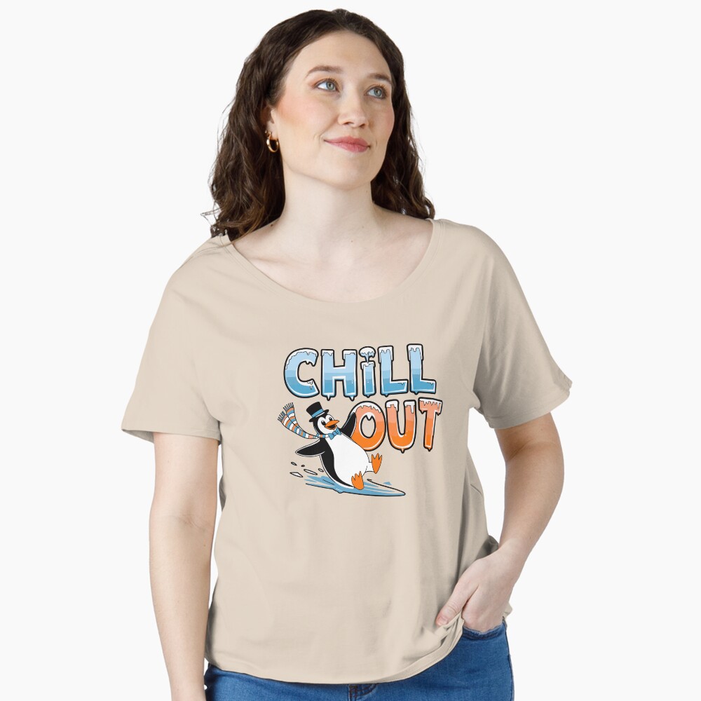 Chill Out Relaxed Fit T-Shirt - cute pet design by HackerLooks