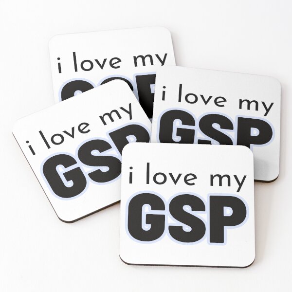 Item preview, I Love My GSP German Shorthaired Pointer designed and sold by Studio Sonders.