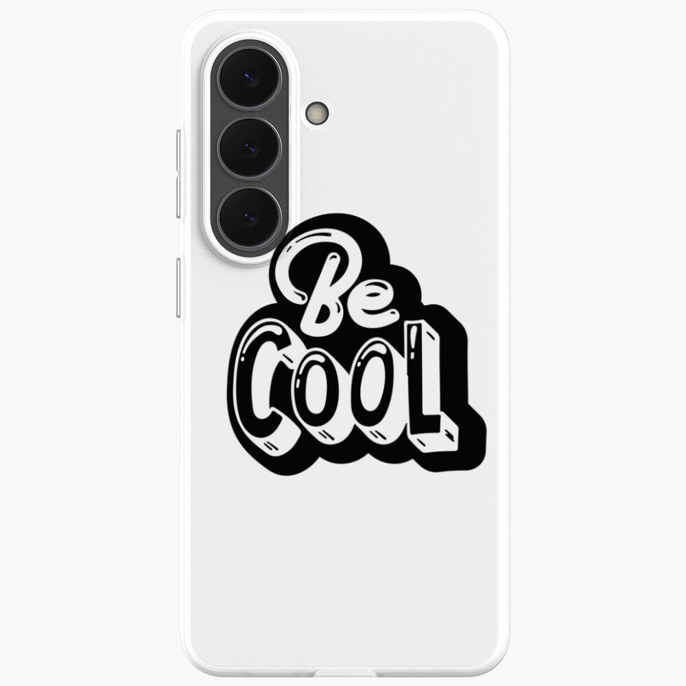 Be Cool Samsung Galaxy Soft Case - cute pet design by HackerLooks