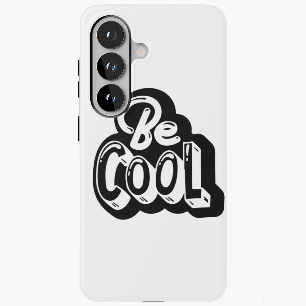 Be Cool Samsung Galaxy Tough Case - cute pet design by HackerLooks