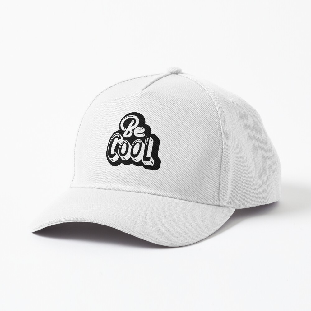 Be Cool Baseball Cap - cute pet design by HackerLooks
