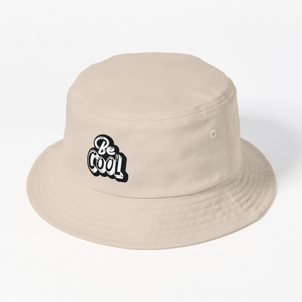 Be Cool Bucket Hat - cute pet design by HackerLooks