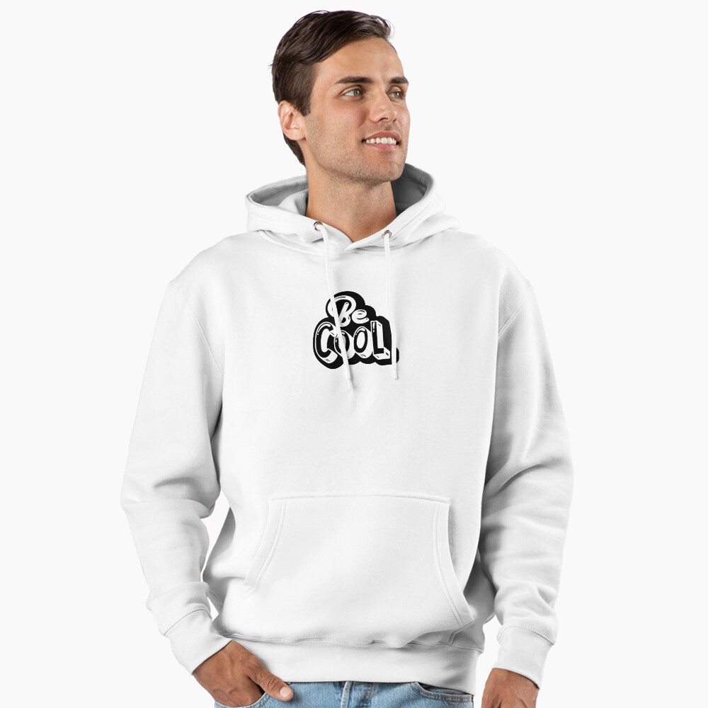 Be Cool Pullover Hoodie - cute pet design by HackerLooks