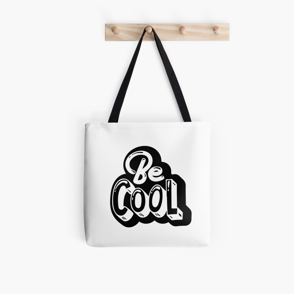Be Cool All Over Print Tote Bag - cute pet design by HackerLooks