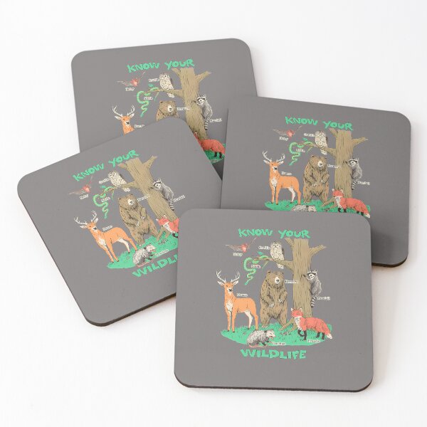 Item preview, KNOW-YOUR-WILDLIFE-T-SHIRT designed and sold by SusanCDrake.