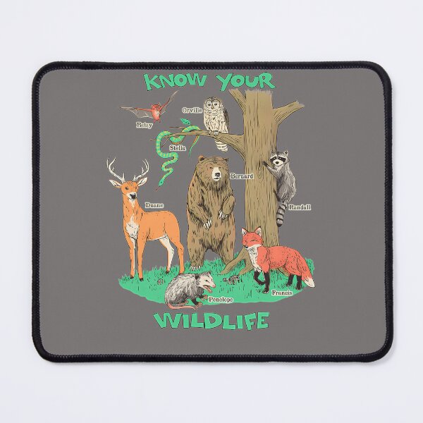 Item preview, KNOW-YOUR-WILDLIFE-T-SHIRT designed and sold by SusanCDrake.