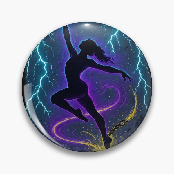 Item preview, Dancing Through the Lightning Strikes – Fearless Storm Energy Art designed and sold by W963x.