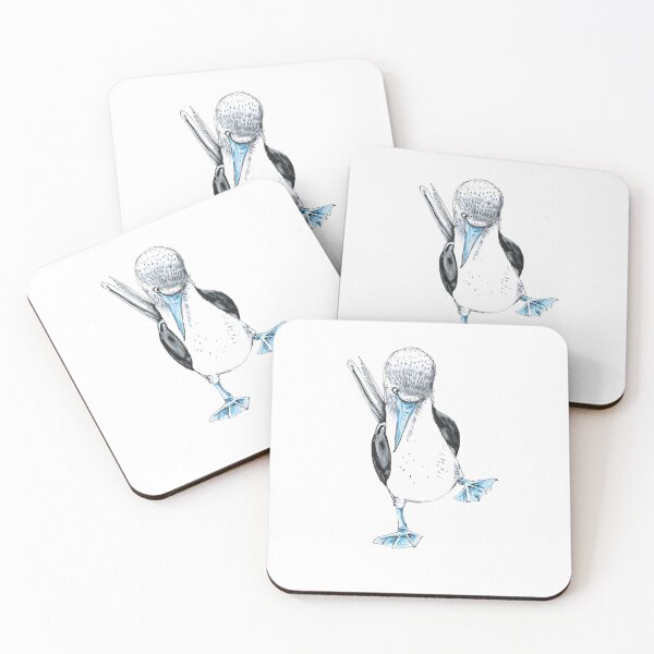 Item preview, Blue Footed Booby Illustration designed and sold by Hide&Quill.