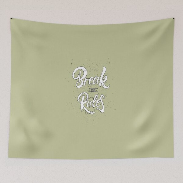 Item preview, 9373-Classic-Break-The-Rules-Essinecial-T-Shirt designed and sold by Slaterabrielle9.