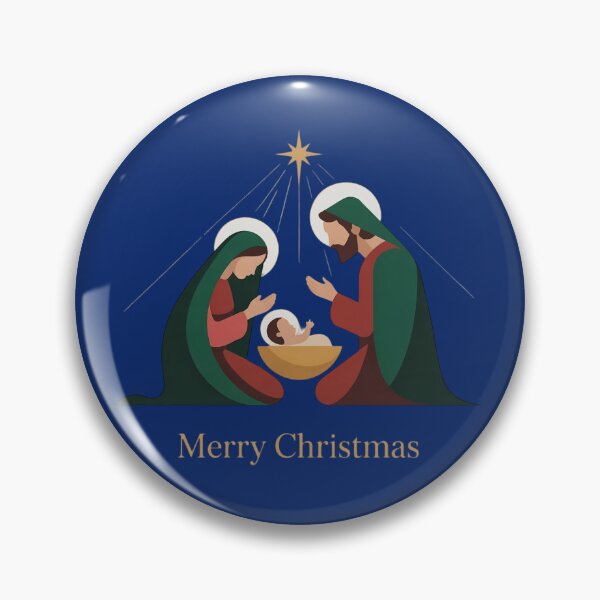 Item preview, Minimalist Geometric Nativity Scene Modern Christmas designed and sold by WikaKowalczyk.
