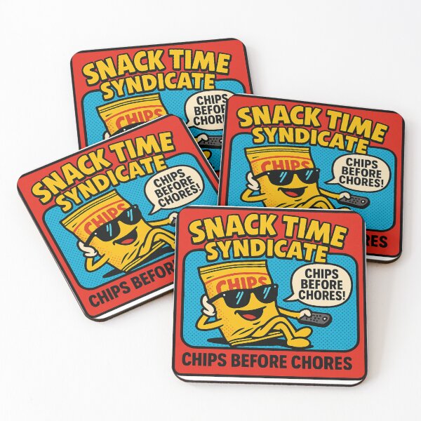 Item preview, Snack Time Syndicate – Chips Before Chores designed and sold by AlphaMinds.
