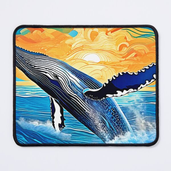 Item preview, Humpback Sunset Leap Art designed and sold by Health And Fitness Posts e-Store.