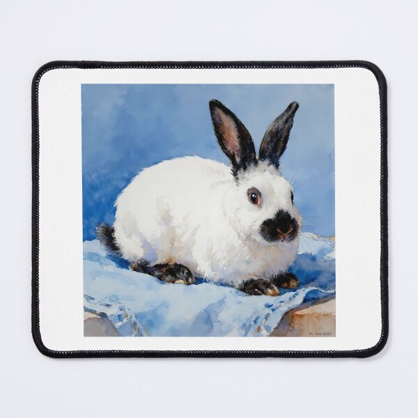 Item preview, Californian Rabbit Study A In Watercolors designed and sold by Oldetimemercan.