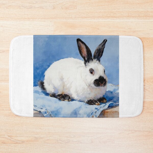Item preview, Californian Rabbit Study A In Watercolors designed and sold by Oldetimemercan.