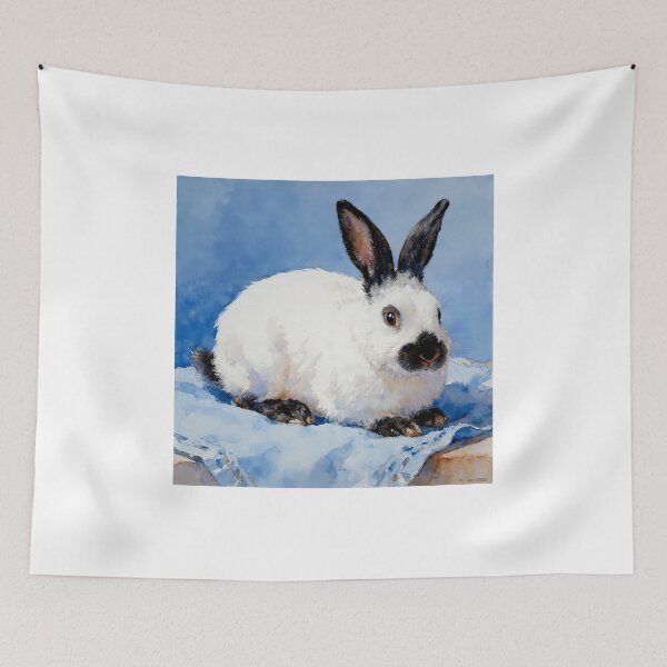 Item preview, Californian Rabbit Study A In Watercolors designed and sold by Oldetimemercan.