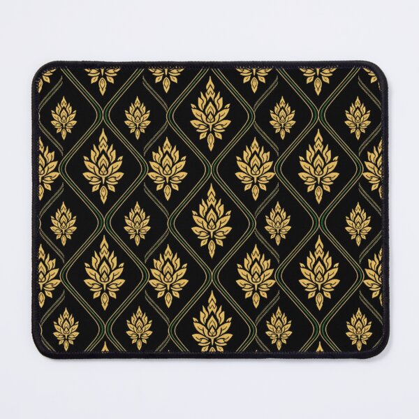 Item preview, Golden Thai Lotus Pattern designed and sold by TeeNique Studio .