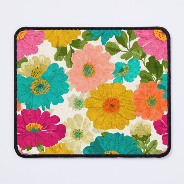 Item preview, Minimalistic Blooming Embroidered Texture For Garden Lover Gift designed and sold by RoyalStarsPatts.