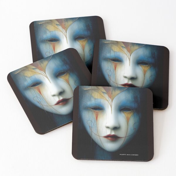 Item preview, Halloween Painted Mask designed and sold by Blue Horse Photo Magic.