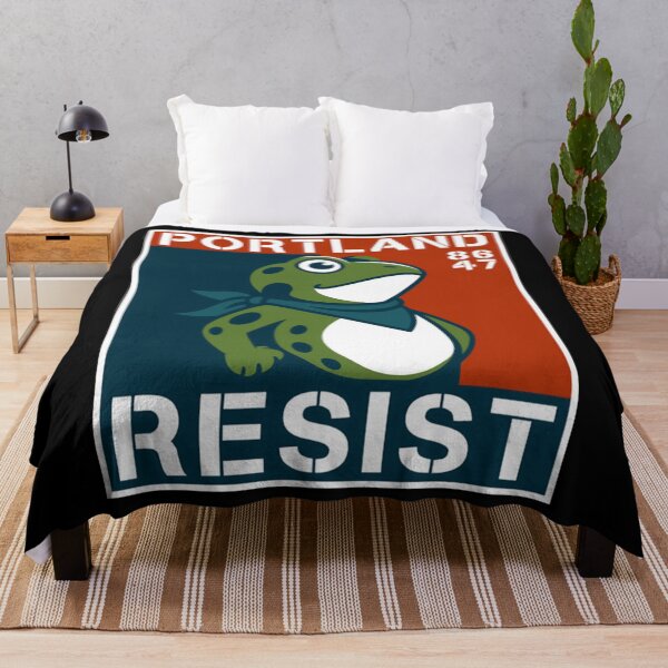 Item preview, Portland Frog Protest Resist designed and sold by ongo-riana.