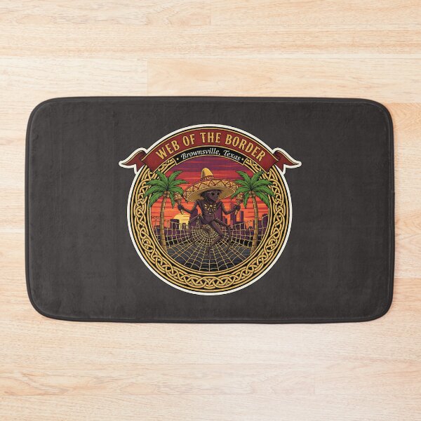 Item preview, Web of the Border – Colorful Sombrero Spider designed and sold by PostersMode.