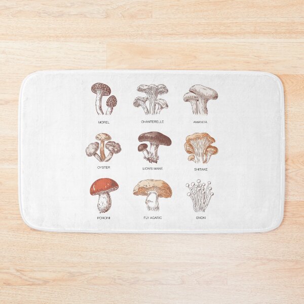Item preview, Mushroom ID Chart • Minimal Field Poster Guide designed and sold by Blok45.