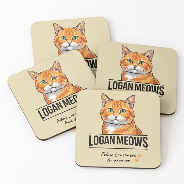 Item preview, Logan Meows Brand Logo designed and sold by Lyonsse.