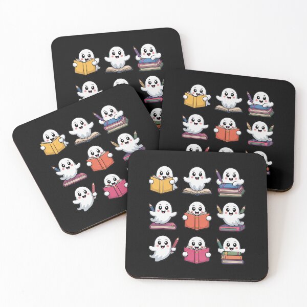 Item preview, Cute Ghosts Reading Books designed and sold by Gogetgiggles.