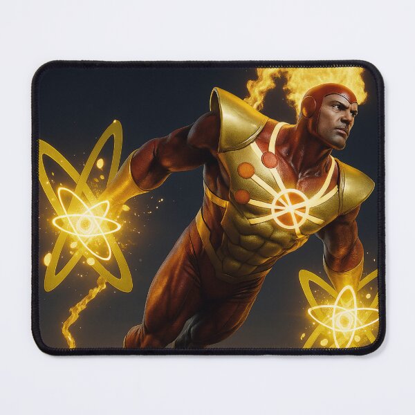 Item preview, Firestorm – The Atomic Hero | 3D Transparent Superpower Sticker designed and sold by Imagetore.
