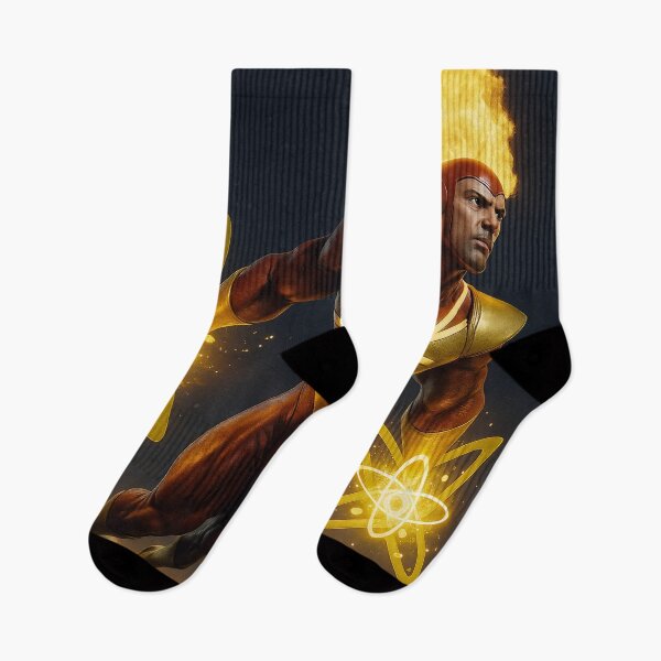 Item preview, Firestorm – The Atomic Hero | 3D Transparent Superpower Sticker designed and sold by Imagetore.