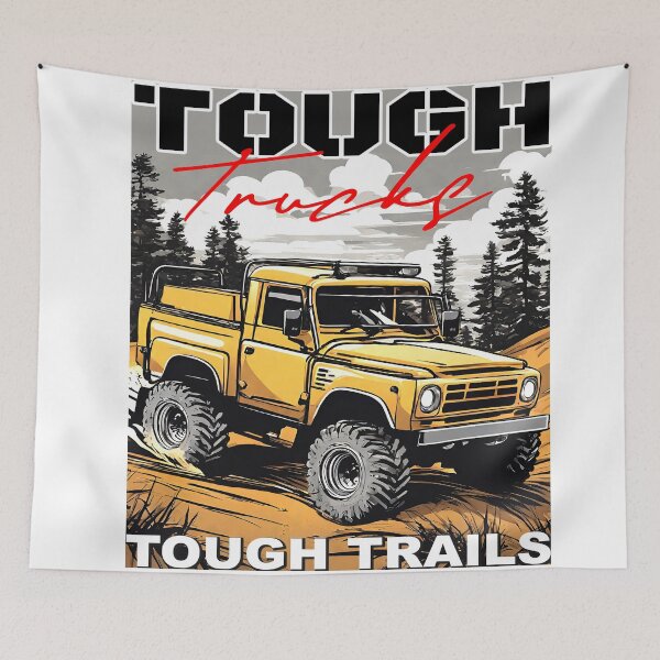 Item preview, TOUGH Trucks - TOUGH Trails designed and sold by Concept-Hub.