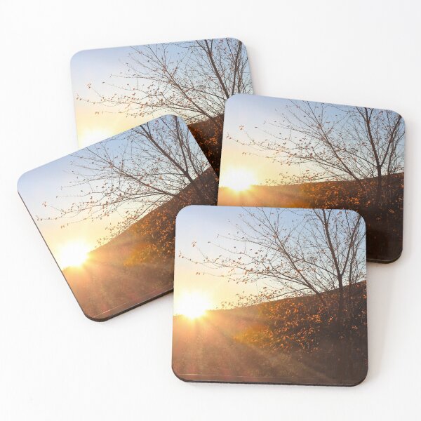 Item preview, Sunset and the golden leaves designed and sold by missmoneypenny.