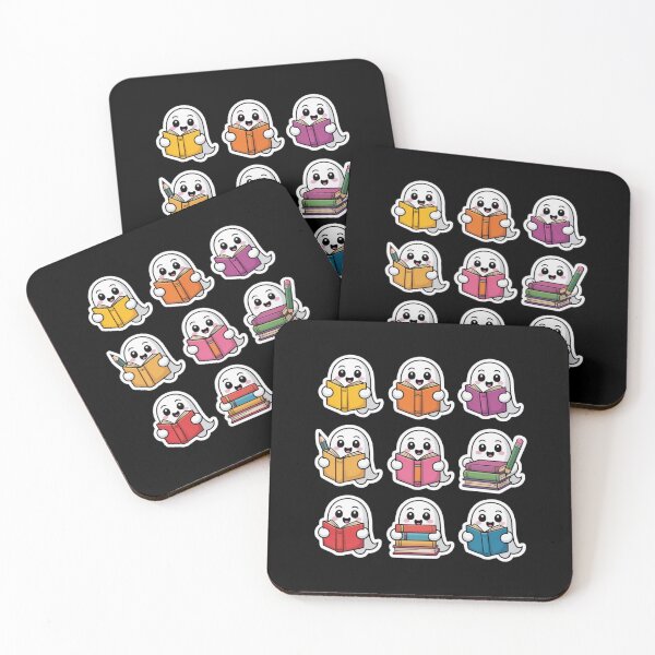 Item preview, Cute Ghosts Reading Books designed and sold by Gogetgiggles.