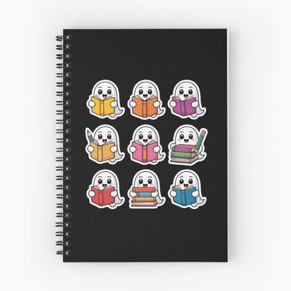 Item preview, Cute Ghosts Reading Books designed and sold by Gogetgiggles.