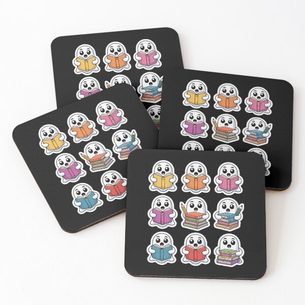 Item preview, Cute Ghosts Reading Books designed and sold by Gogetgiggles.