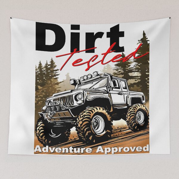 Item preview, Dirt tested - Adventure Approved designed and sold by Concept-Hub.