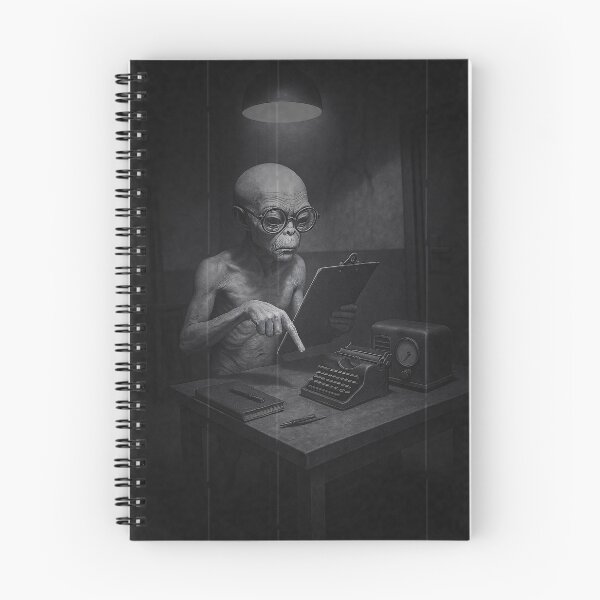 Item preview, Silver Screen Office Alien designed and sold by Absurd Cult Co..