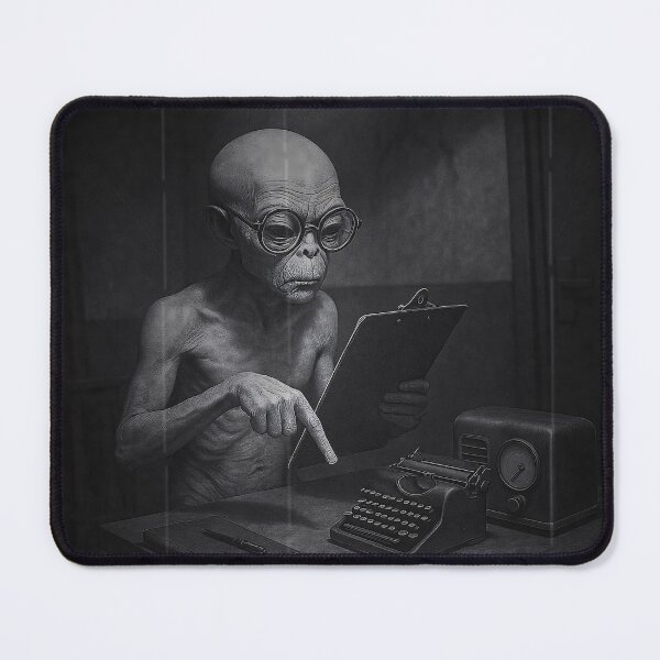 Item preview, Silver Screen Office Alien designed and sold by Absurd Cult Co..