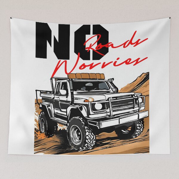 Item preview, NO Roads - NO Worries designed and sold by Concept-Hub.