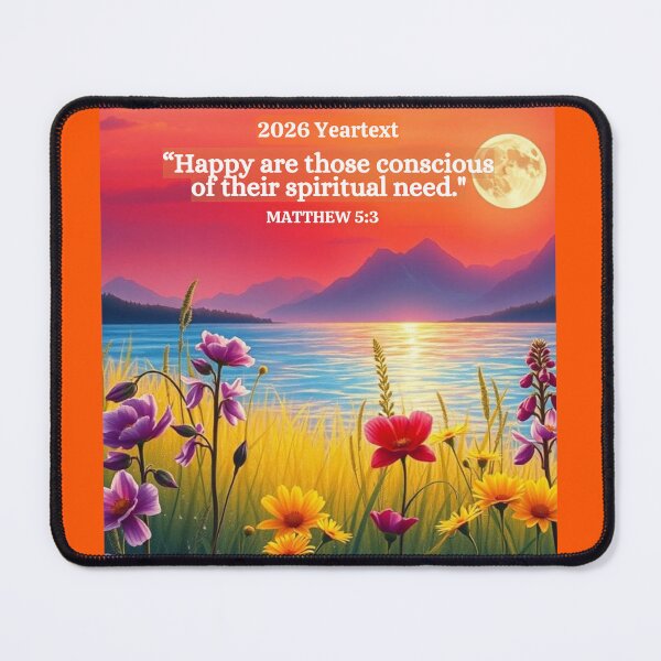 Item preview, 2026 Yeartext JW, Purple Mountains  designed and sold by IvaRenee.